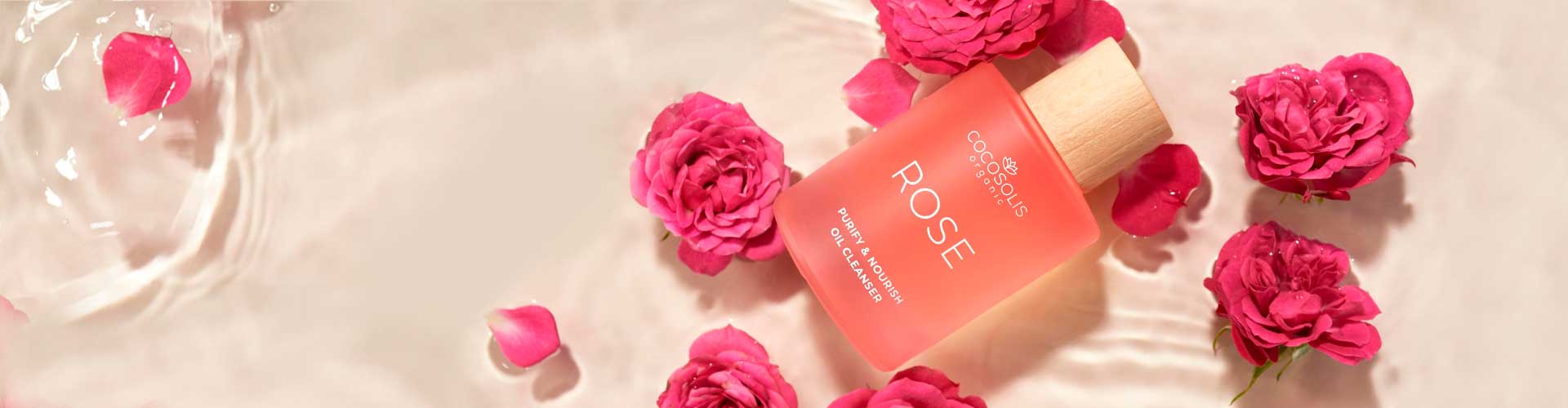Rose Purify & Nourish Oil Cleanser by Cocosolis