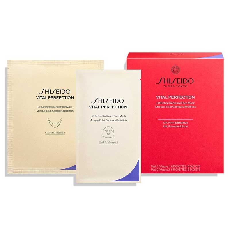 SHISEIDO Vital Perfection シートマスク SHISEIDO Vital Perfection LD Radiance Face Mask - 2x6ml Brazil