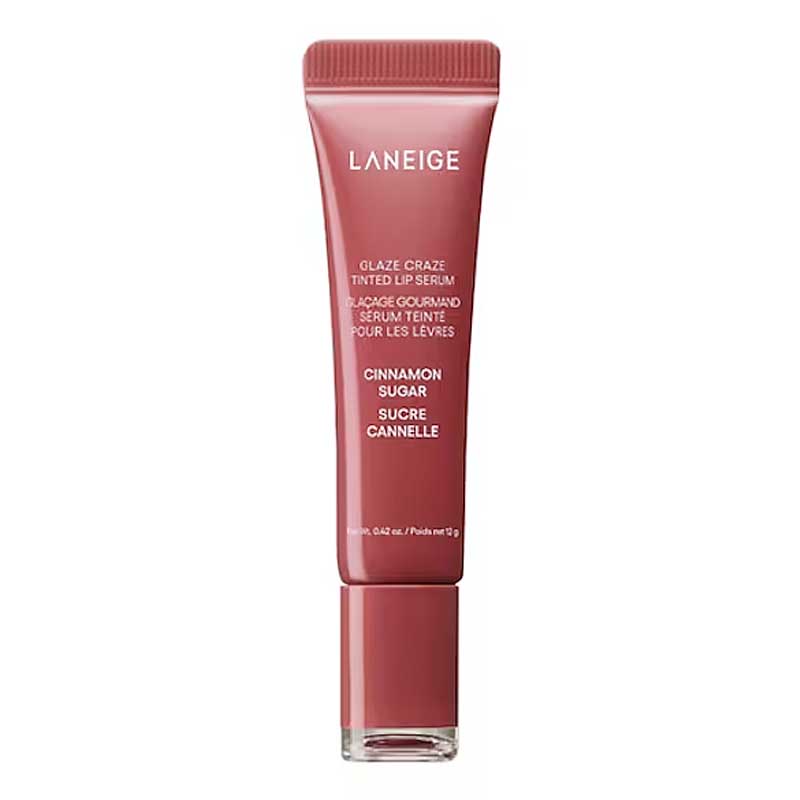 LANEIGE Glaze Craze Tinted Lip Serum-Cinnamon Sugar12gr USA