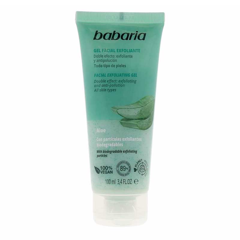 BABARIA Aloe Vera Facial Scrub Gel - 100ml United Kingdom