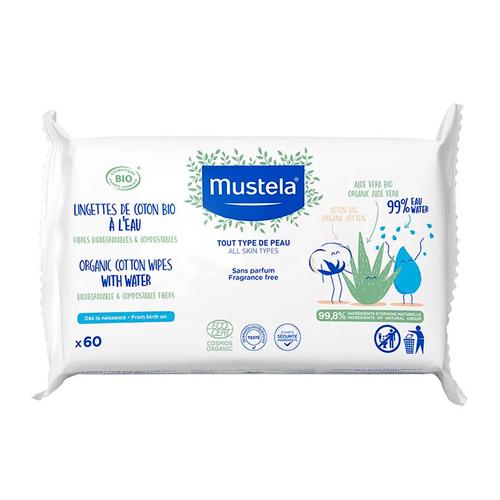 Aqua Wipes With Organic Cotton