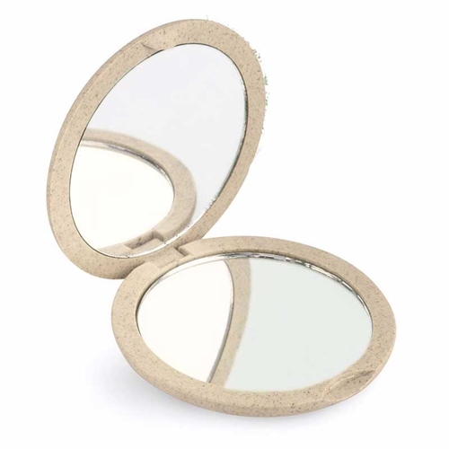 Mirror Natural Fiber Double Folding Bag