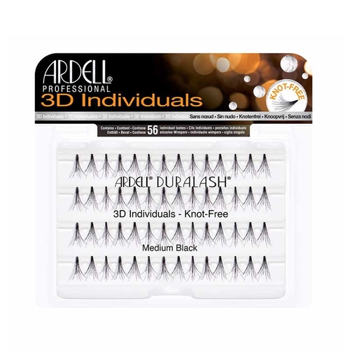 3D Individuals Lashes Medium Black