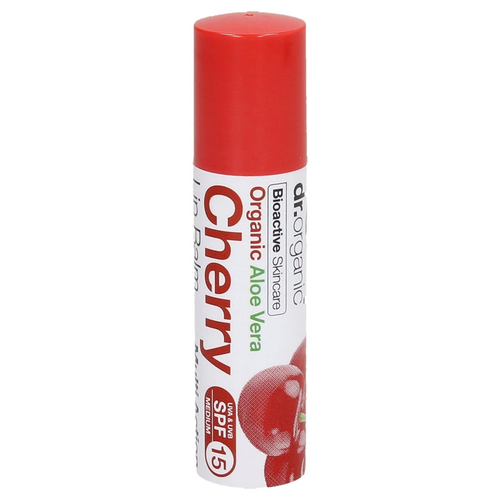 Organic Aloe Vera Cherry Lip Balm SPF15