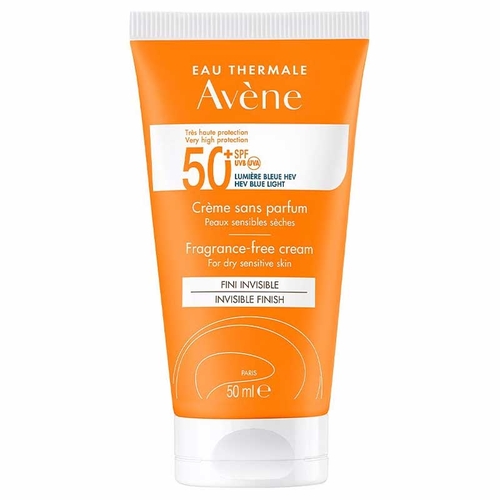 Fragrance-Free Cream Invisible SPF50+