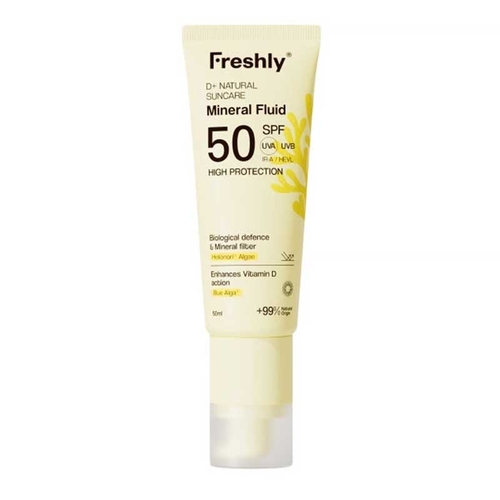D+ Natural Suncare Mineral Fluid SPF50