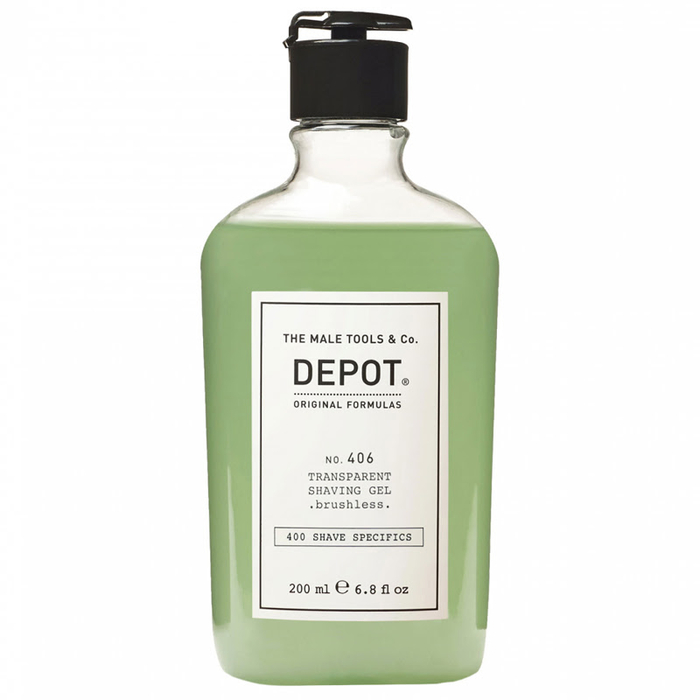 DEPOT - Depot Nº 406 Transparent Shaving Gel - 200ml - 8032274012863