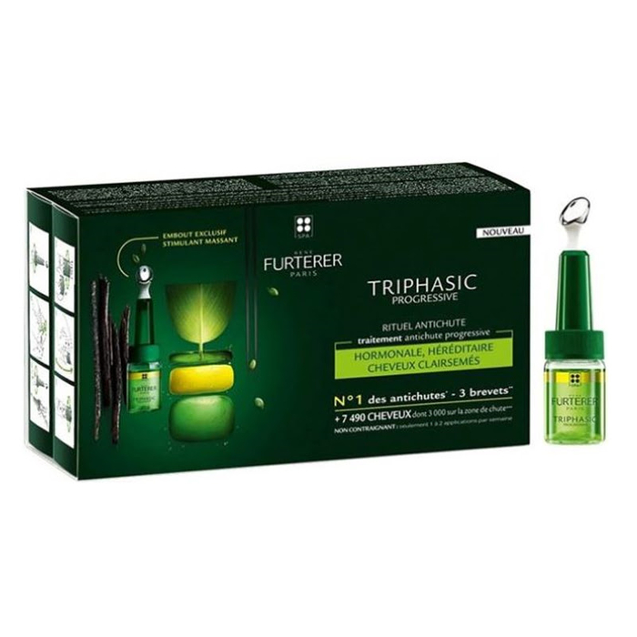 RENÉ FURTERER - Triphasic Progressive Antichute - 8x5,5ml - 3282770150186