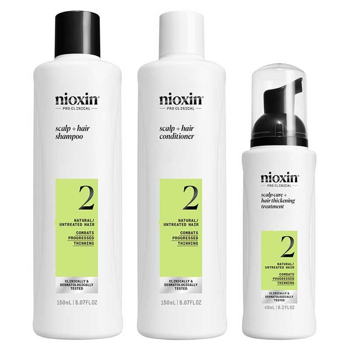 NIOXIN - Nioxin Hair System Kit 2 - 150ml + 150ml + 40ml - 4064666843926