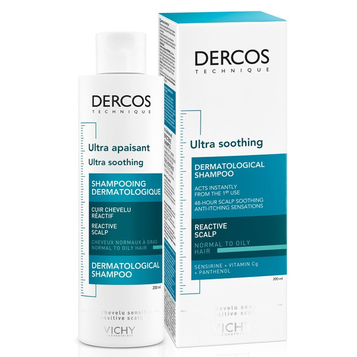 DERCOS VICHY - Ultra Apaisant Cheveux Normaux à Gras - 200ml - 3337875485128