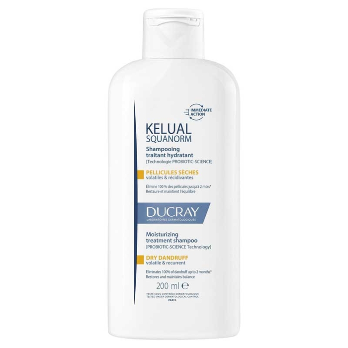 DUCRAY - Kelual Squanorm Shampoo Dry Dandruff - 200ml - 3282770396508