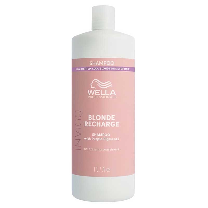 WELLA PROFESSIONALS - Blonde Recharge Cool Shampoo - Invigo - 1000ml - 4064666339061