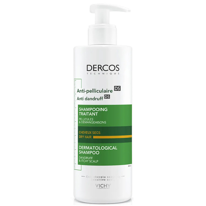 DERCOS VICHY - Anti-Dandruff Shampoo Dry Hair - 390ml - 3337875492799