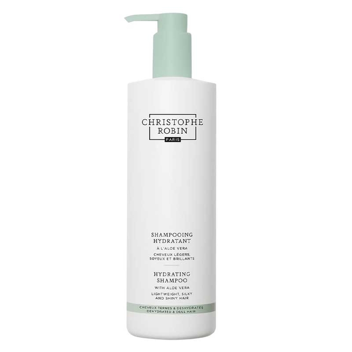 CHRISTOPHE ROBIN - Hydrating Shampoo with Aloe Vera - 500ml - CB-02692-02