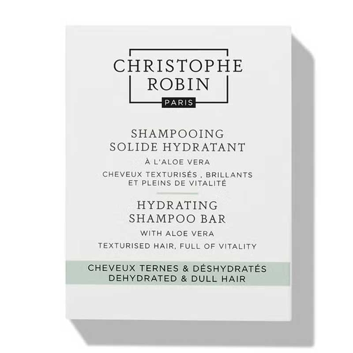 CHRISTOPHE ROBIN - Hydrating Shampoo Bar with Aloe Vera - 100gr - 3760041753125