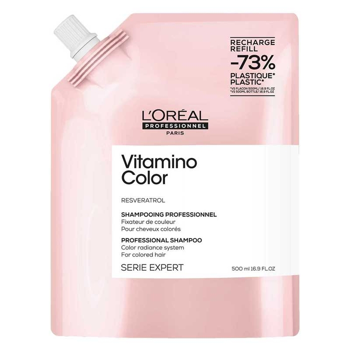 L'ORÉAL PROFESSIONEL - Vitamino Color Profess Shampoo - 500ml - Refill - 3474637242190
