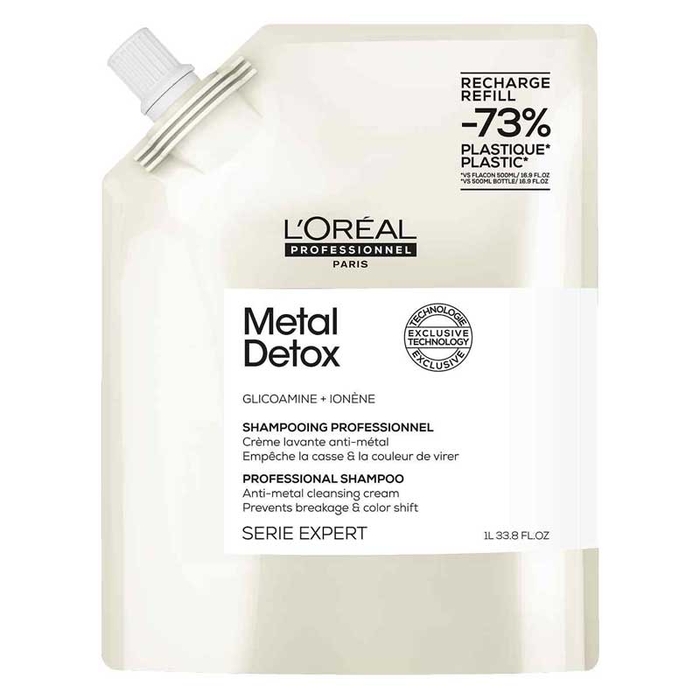 L'ORÉAL PROFESSIONEL - Metal Detox Professional Shampoo - 500ml Refill - 3474637242213