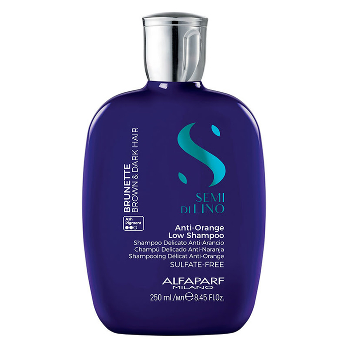 ALFAPARF - Semi Di Lino Brown & Dark Low Shampoo - 250ml - 8022297133416