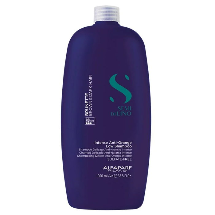 ALFAPARF - Semi Di Lino Brown & Dark Low Shampoo - 1000ml - 8022297133423