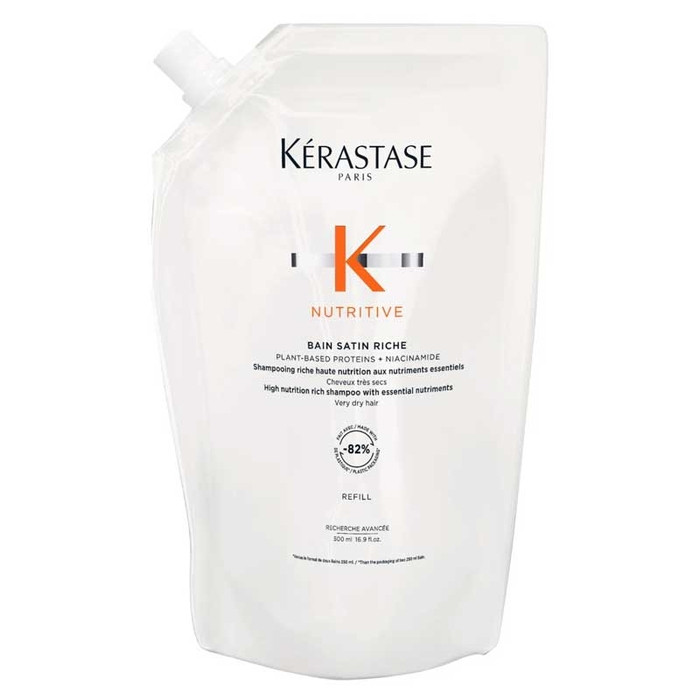 KÉRASTASE - Nutritive Bain Satin Riche - 500ml - Refill - 3474637231828