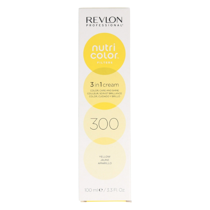 REVLON PROFESSIONAL - Nutri Color Filters 3IN1 Cream-300 Yellow 100ml - 8007376047075