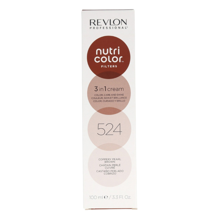 REVLON PROFESSIONAL - Nutri Color Filters 3IN1 Cream-524 Pearl Brown - 8007376047310