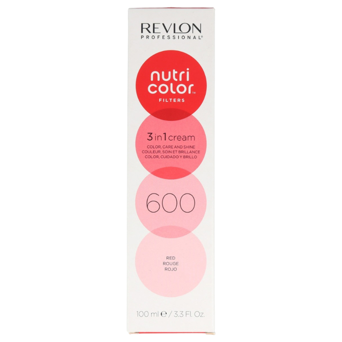 REVLON PROFESSIONAL - Nutri Color Filters 3IN1 Cream - 600 Red 100ml - 8007376047129