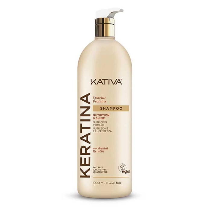 KATIVA - Keratina Shampoo Nutrition & Shine - 1000ml - 7750075022171