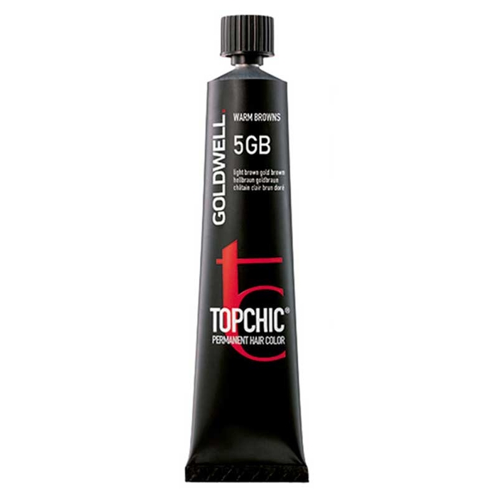 GOLDWELL - Topchic Permanent Hair Color - 5GB - 60ml - 4021609000570