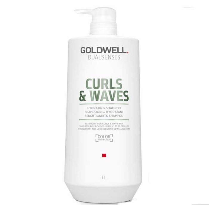GOLDWELL - Curls & Waves Hydrating Shampoo - 1000ml - 4021609028796