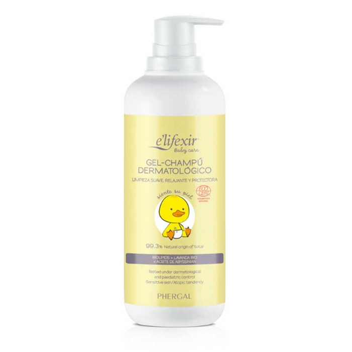 E'LIFEXIR - Baby Care Gel-Shampoo Dermatológico  - 500ml - 8429449082125