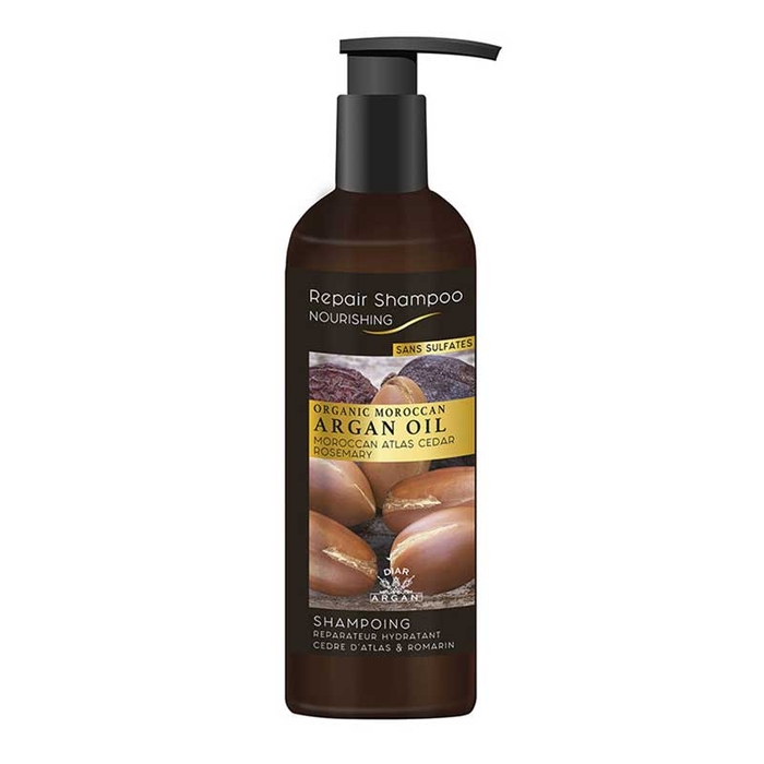 DIAR ARGAN - Pure Argan & Rosemary Repairing Shampoo - 200ml - 6111250690836