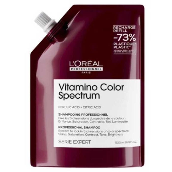 L'ORÉAL PROFESSIONEL - Vitamino Color Spectrum Shampoo - 500ml Refill - 3474637270018