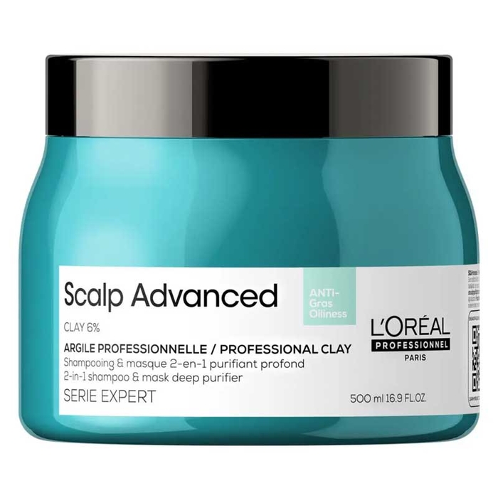 L'ORÉAL PROFESSIONEL - Scalp Advanced Anti-Oiliness Clay - 500ml - 3474637090562