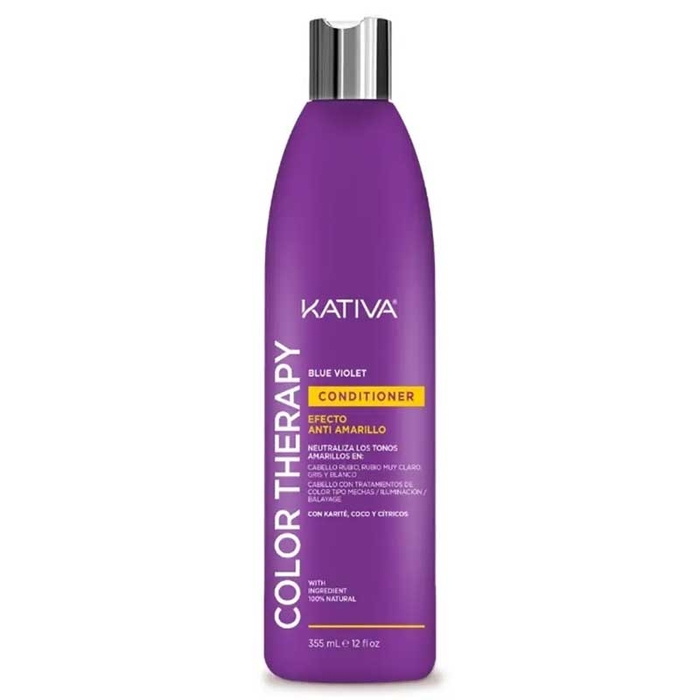 KATIVA - Color Therapy Blue Violet Conditioner - 355ml - 7750075058163
