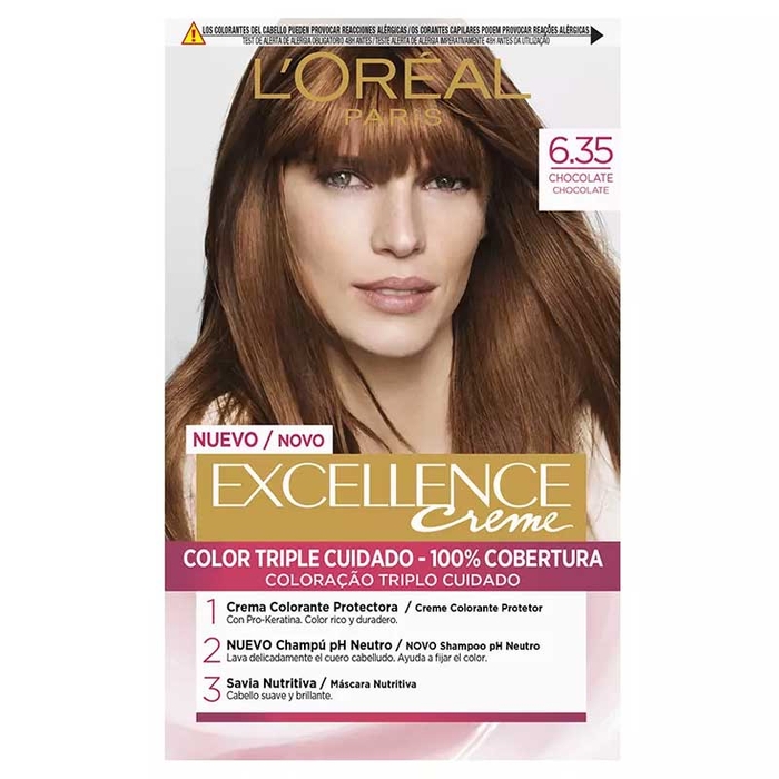 L'ORÉAL PARIS - Excellence Creme - 6.35 - Light Amber - 192ml - 3600520968261