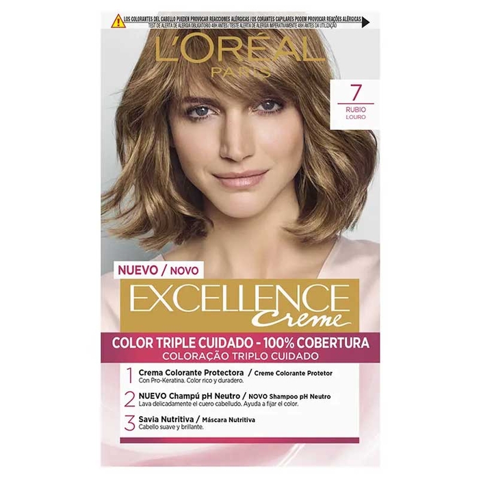 L'ORÉAL PARIS - Excellence Creme - 7 - Blonde - 192ml - 8411300565069