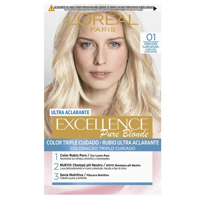 L'ORÉAL PARIS - Excellence Pure Blonde - 01 - 192ml - 8411300007453