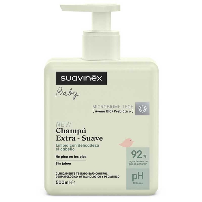 SUAVINEX - Baby Shampoo Extra Gentle - 500ml - 8426420902410