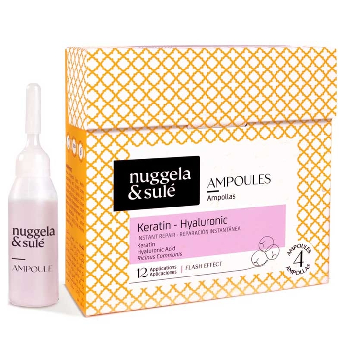 NUGGELA & SULÉ - Ampole Keratin-Hyaluronic - 4un - 8437014761160