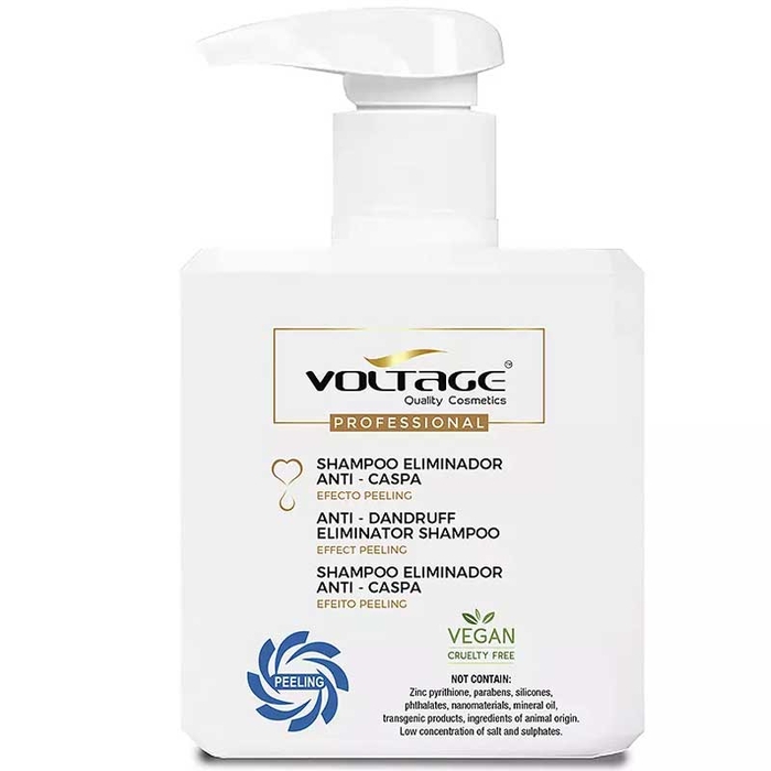 VOLTAGE COSMETICS - Anti-Dandruff Shampoo Peeling Effect - 500ml - 8437013267434