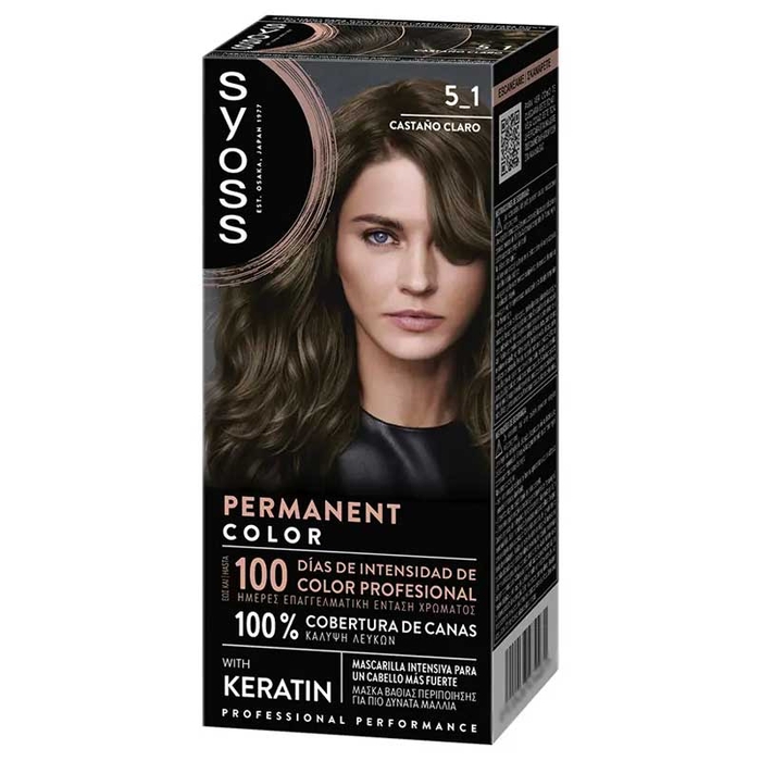 SYOSS - Syoss Permanent Color - 5_1 - Light Brown - 8410436474481