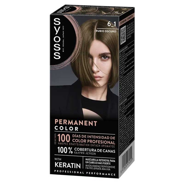 SYOSS - Syoss Permanent Color - 6_1 Natural Dark Blond - 8410436474320