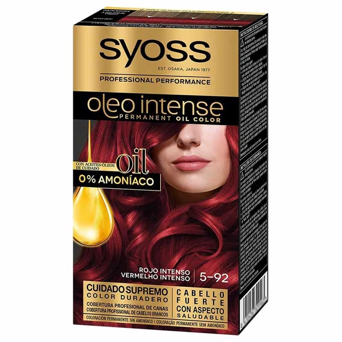 SYOSS - Oil Intense - 5-92 - Intensed Red - 5un - 8410436329163