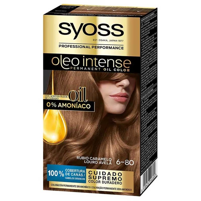 SYOSS - Oil Intense - 6-80 - Hazelnut Blonde - 5un - 8410436246569