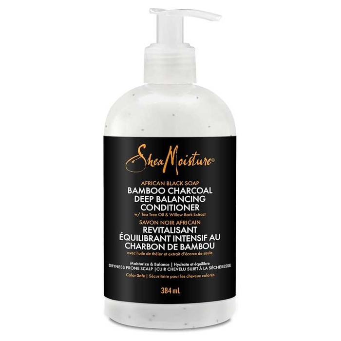 SHEA MOISTURE - Bamboo Charcoal Balancing Conditioner - 384ml - 764302271062