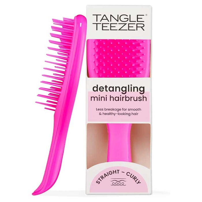 TANGLE TEEZER - Detangling Mini Brush Straight Curly - 1un - CB-07314-01