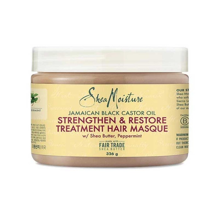 SHEA MOISTURE - Strength & Restore Treatment Mask - 326ml - 764302215554