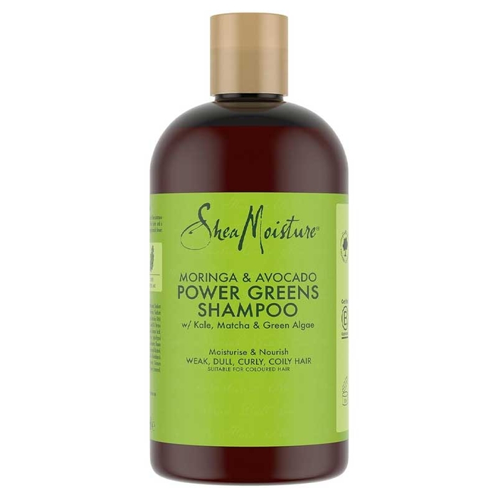 SHEA MOISTURE - Moringa & Avocado Power Greens Shampoo - 384ml - 8720182359100
