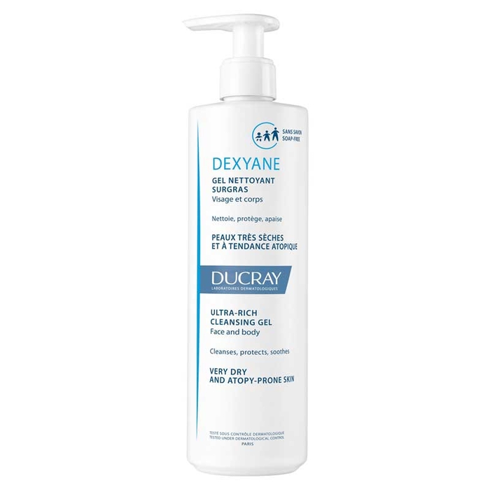DUCRAY - Dexyane Gel Nettoyant Surgras - 400ml - 3282770053029